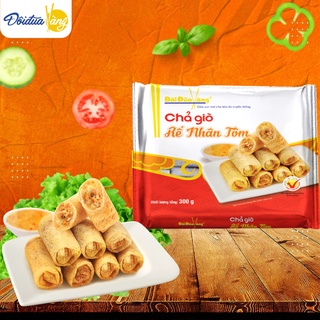 Chả giò rế nhân tôm thịt Đôi Đũa Vàng thơm ngậy giòn tan gói 300g
