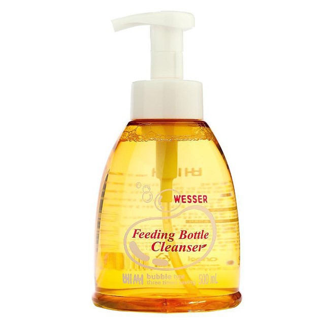 (Made in Korea) Nước Rửa Bình Sữa Kháng Khuẩn 500ML Wesser