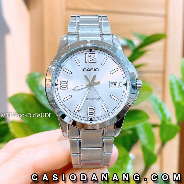 Đồng hồ nam dây kim loại Casio chính hãng Anh Khuê MTP-V004D-7B2UDF (41mm)