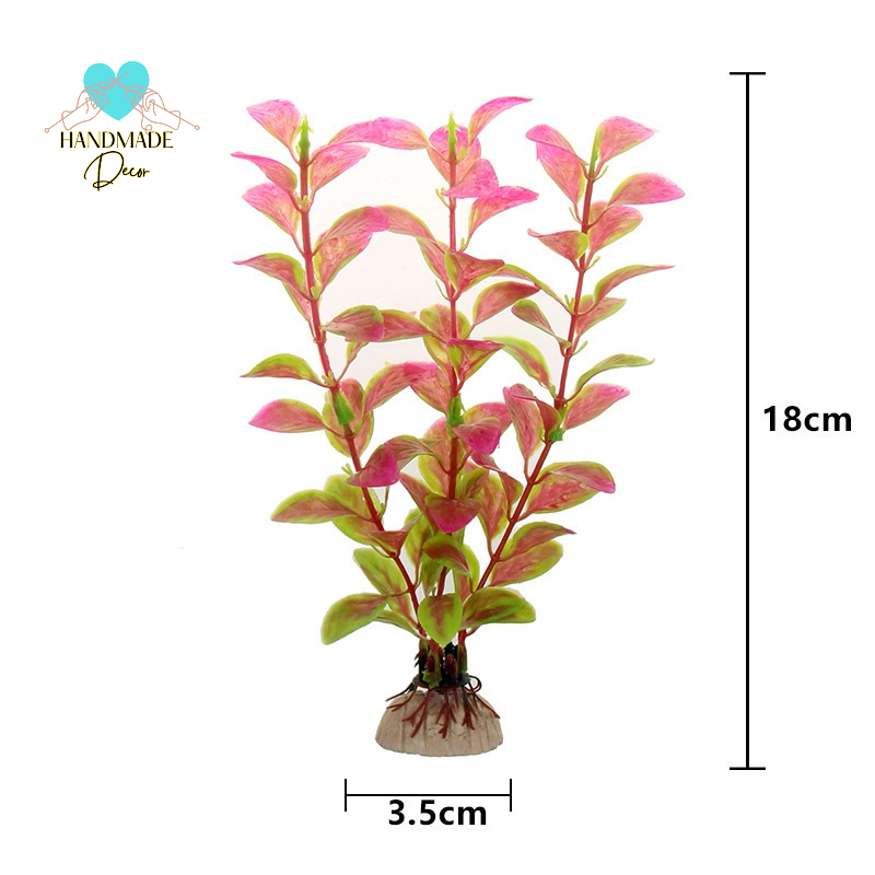 Cây nhựa thủy sinh set bể cá, trang trí tiểu cảnh thủy sinh