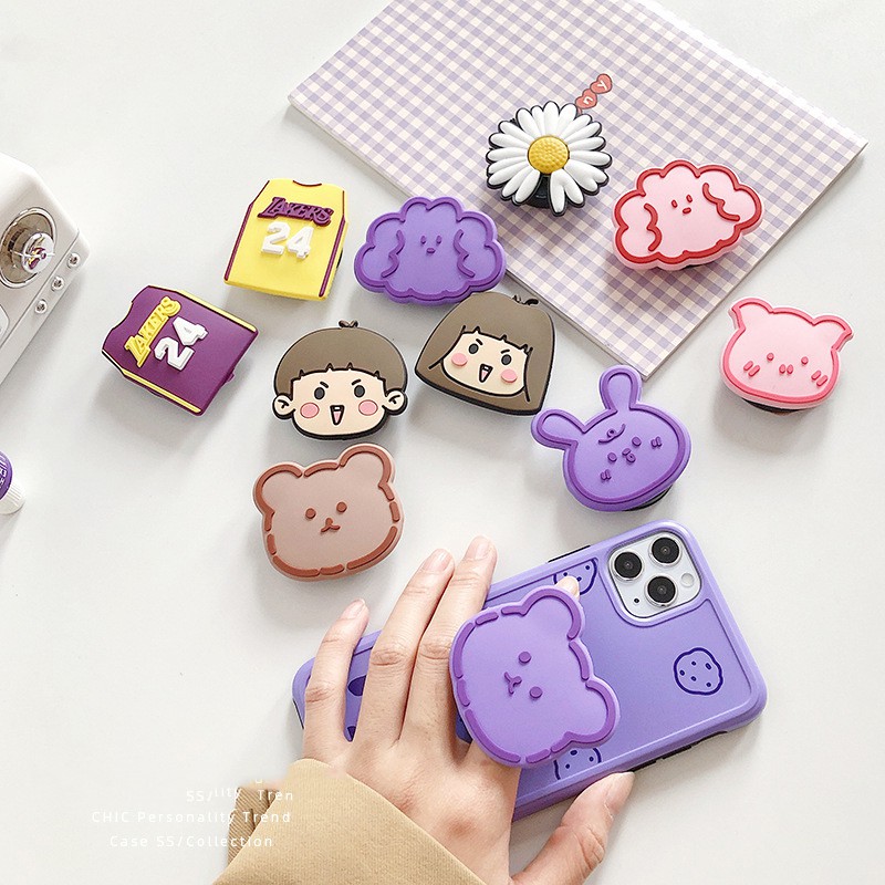 Giá đỡ điện thoại silicon Lazy | BigBuy360 - bigbuy360.vn