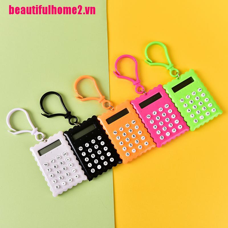 Máy Tính Điện Tử mini 8 Chữ Số Bền Bỉ Có Phím