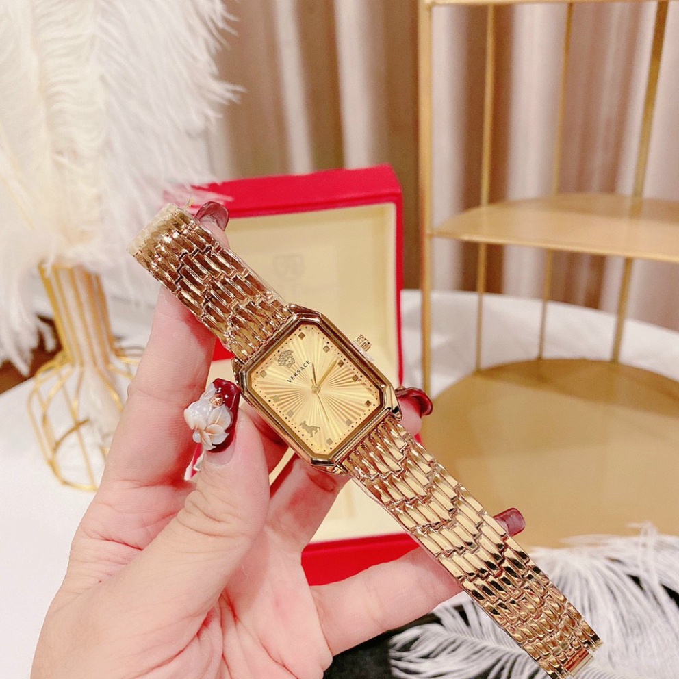 Đồng hồ nữ VERSACE dây kim loại bền đẹp không rỉ siêu hot, chống nước, bảo hành 12 tháng, dong ho nu | BigBuy360 - bigbuy360.vn