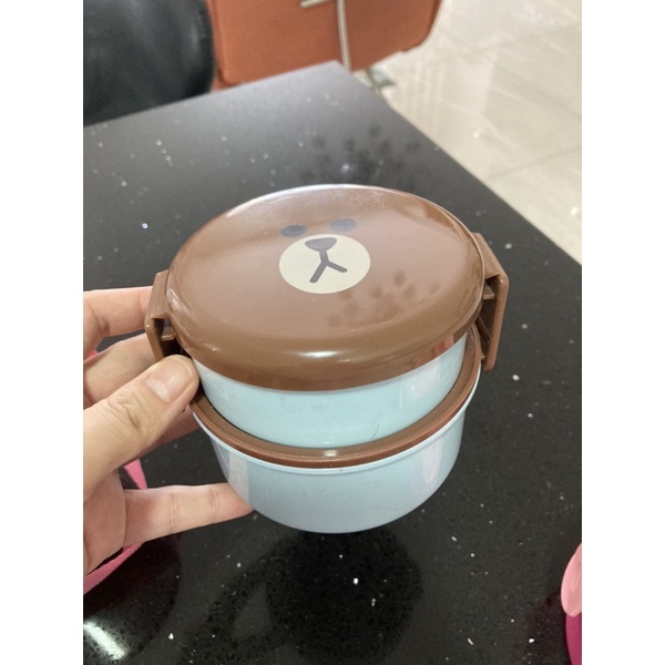 Hộp cơm chính hãng nhiều mẫu Gấu Thỏ Brown Cony Choco LINE