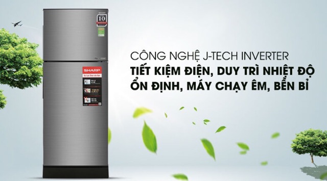 [ELHAL5 giảm 7% tối đa 1TR] Tủ lạnh Sharp Inverter 196 lít SJ-X201E-DS(Miễn phí giao tại HCM-ngoài tỉnh liên hệ shop)