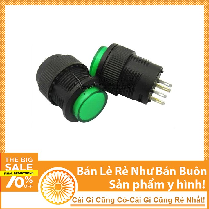 Nút Nhấn Đề 4 Nhấn Nhả 4 Chân 3A 125V 1.5A 250V