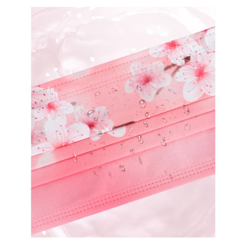 Khẩu Trang Ba Lớp Thoáng Khí Phong Cách Trung Hoa Dễ Thương