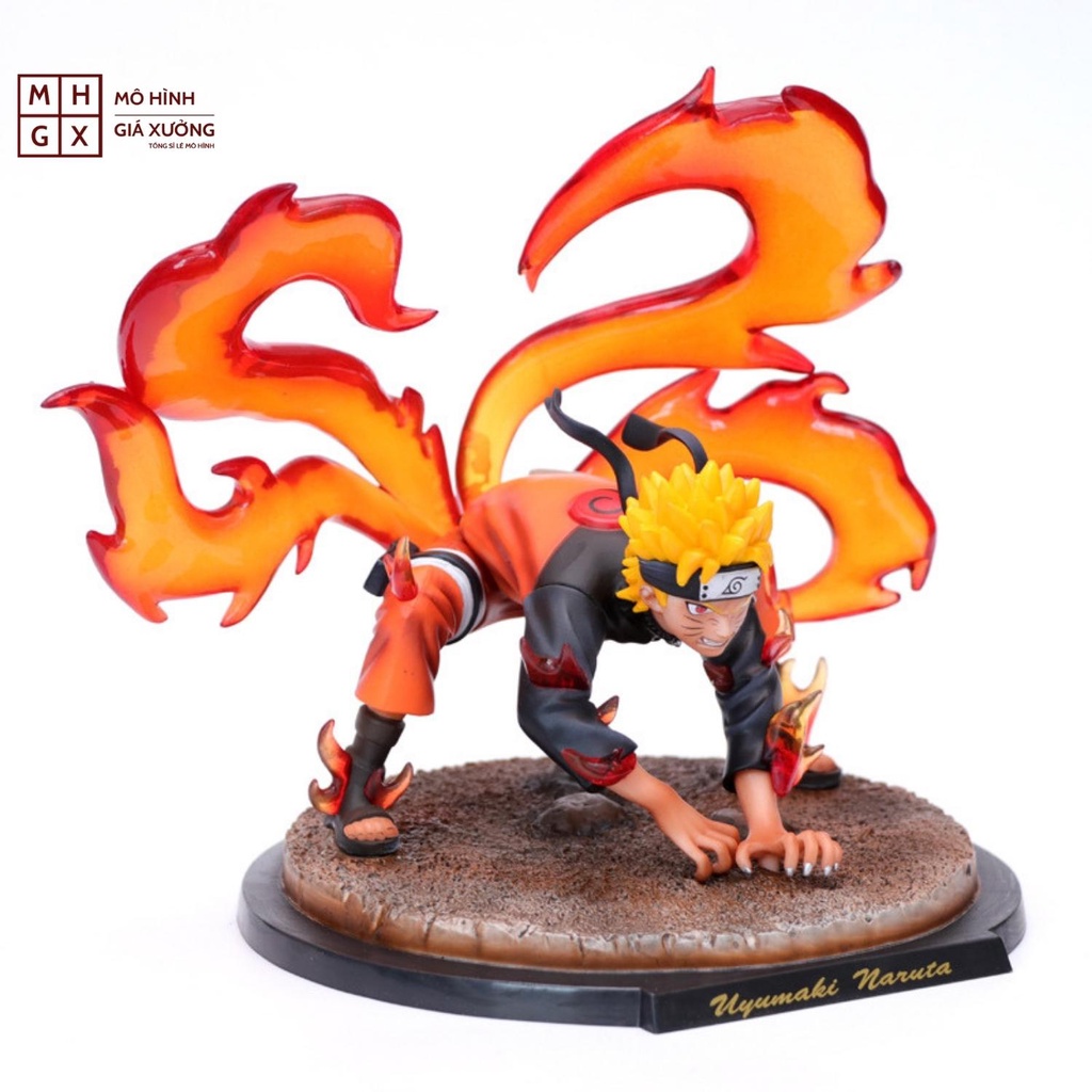 Mô hình Naruto cửu vỹ jinchuriki siêu đẹp  cao 20cm hàng chất lượng cao figure naruto mô hình giá xưởn