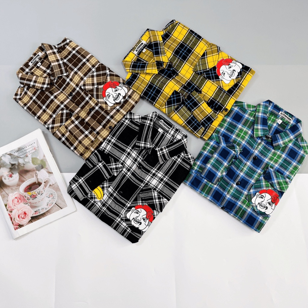 SIỂU PHẨM ÁO SƠ MI CARO EVISUS TAY DÀI NAM TÍNH LỊCH LÃM HOT TREND THỊNH HÀNH NĂM NAY- CÓ VIDEO SHOP TỰ QUAY- CAM KẾT Y