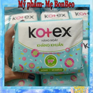 Băng vệ sinh Kotex Hằng ngày Kháng Khuẩn 40miếng/gói