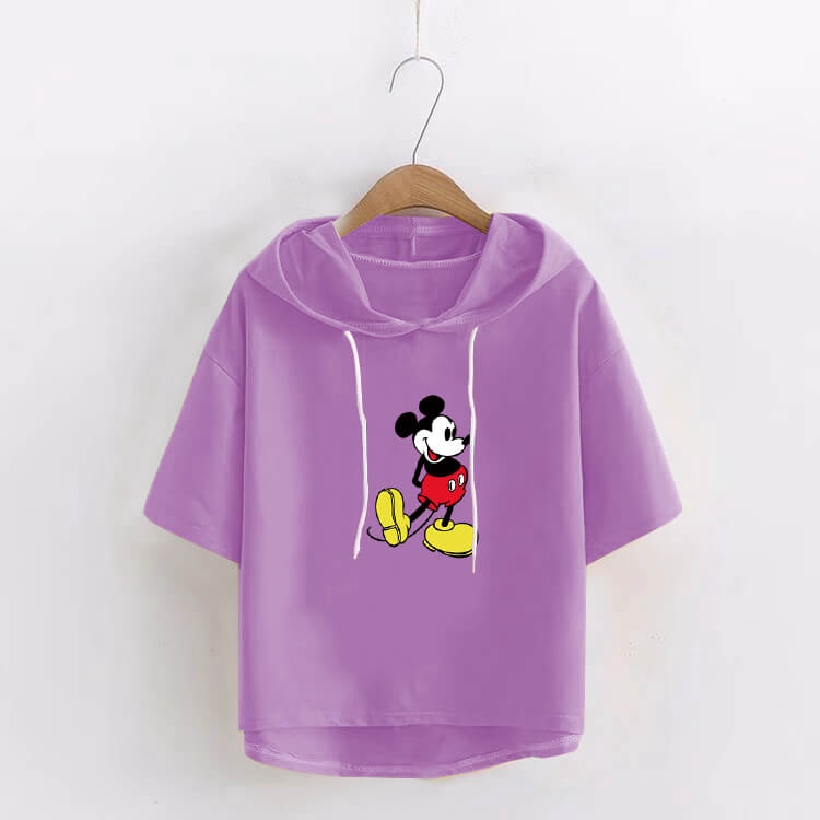 Áo Hoodie Có Nón Ngắn Tay Thời Trang Cho Nữ | WebRaoVat - webraovat.net.vn