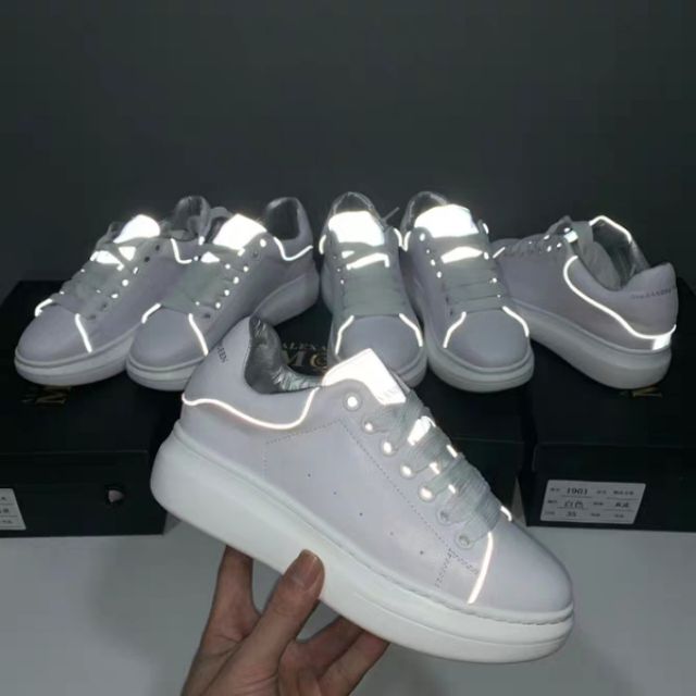 Giày sneaker phản quang nam nữ - giày nam nữ giá rẻ/ giày thể thao nữ đẹp/ giày ulzzang nữ đế độn mẫu hot