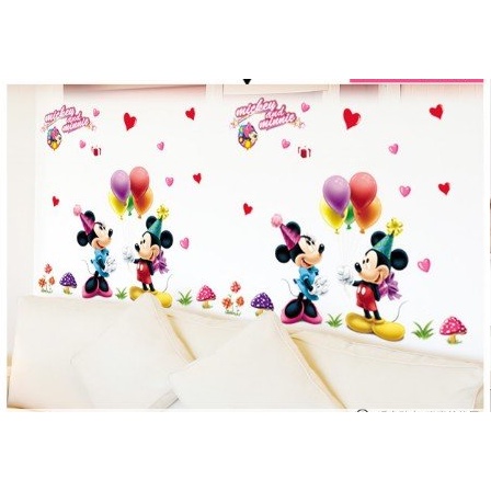 Tranh decal dán tường CHUỘT MICKEY cho bé - Decal dán tường️