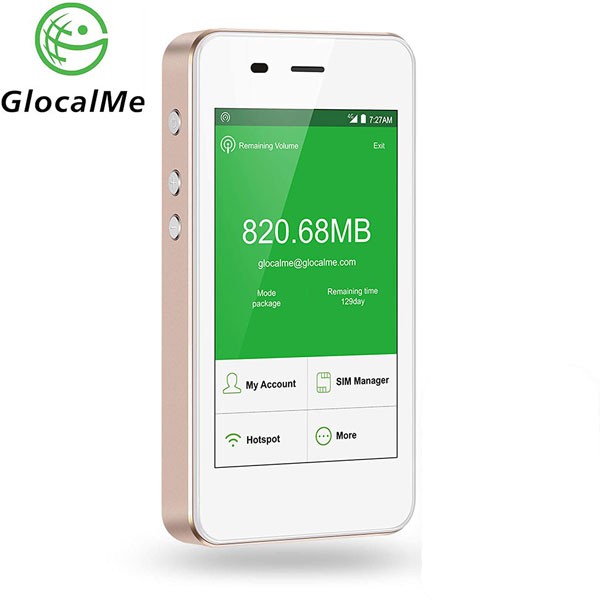 Bộ Phát Wifi 4G 2 Sim Glocalme G2 Pro Thương Hiệu Mỹ - Dung Lượng Pin 7200 Mah Kiêm sạc pin dự phòng - Màn Hình Cảm Ứng