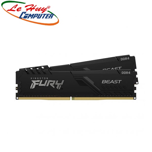 Ram Máy Tính Kingston Fury Beast Black (KF432C16BBK2/16) 16GB (2x8GB) DDR4 3200MHz