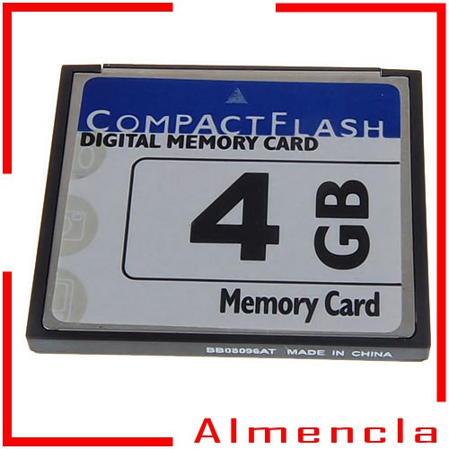 [ALMENCLA] 4GB CF Digital Memory Card for Cameras Cellphones GPS MP3 and PDAS