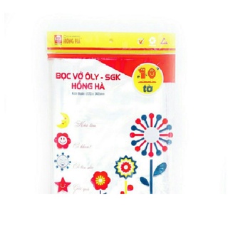 [Rẻ vô địch] [Ảnh thật] Bọc vở cấp 1, bọc vở cấp 2 Hồng Hà (Set 10 tờ trong 1 tập)