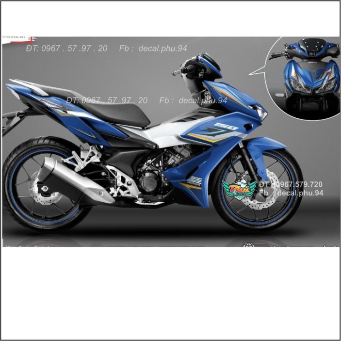 Tem Rời Winner X Xanh chỉ đen xám (C)