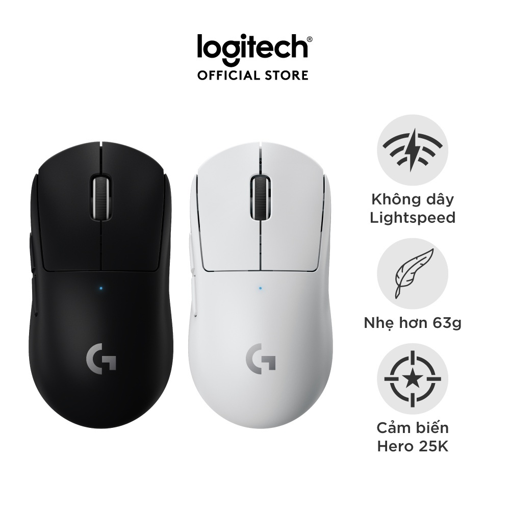 Chuột game không dây Logitech G Pro X Superlight  - Chính Hãng Bảo hành 24 Tháng Mới 100%