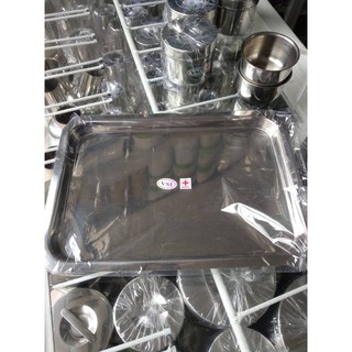 Mâm inox - đựng đồ thẩm mỹ