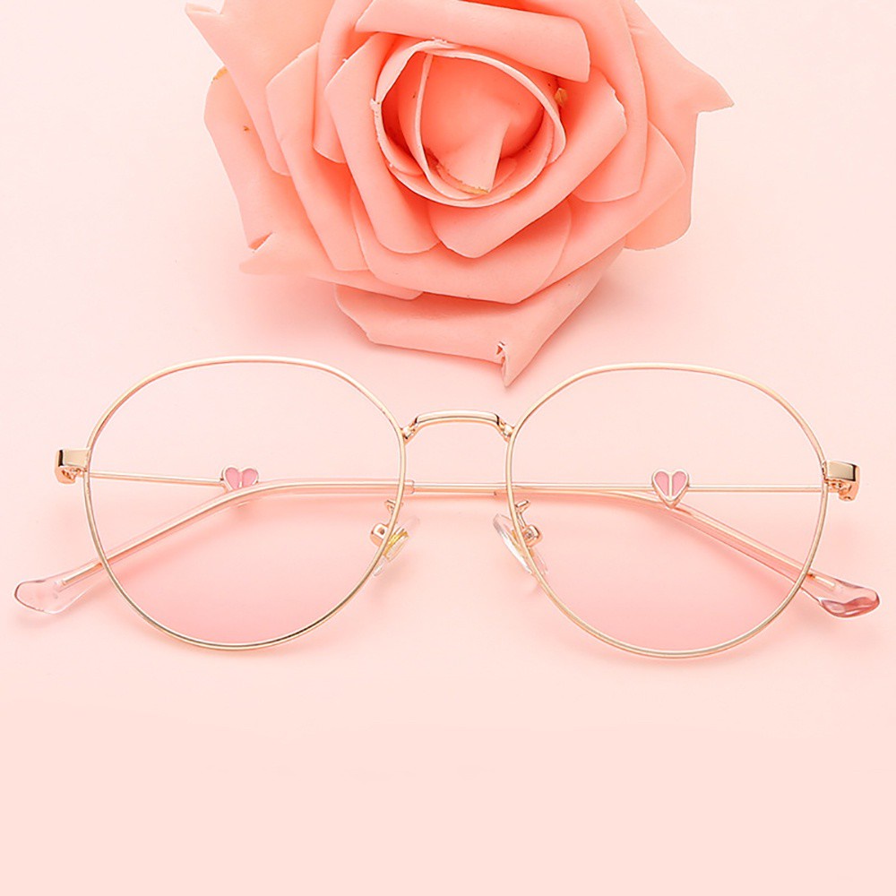 Kính Mát Gọng Tròn Nhiều Màu Sắc Siêu Nhẹ Thời Trang Cho Nữ