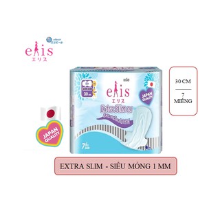 Băng vệ sinh siêu mỏng Elis Extra Slim 0.1 miếng 30 cm ( 7 miếng/gói )