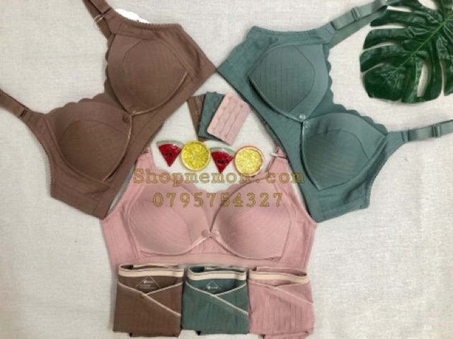 Áo lót bầu 👙 áo lót cho bé bú 👙 chất cotton cao cấp form đẹp