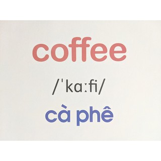 Flashcard Drinks - Đồ uống