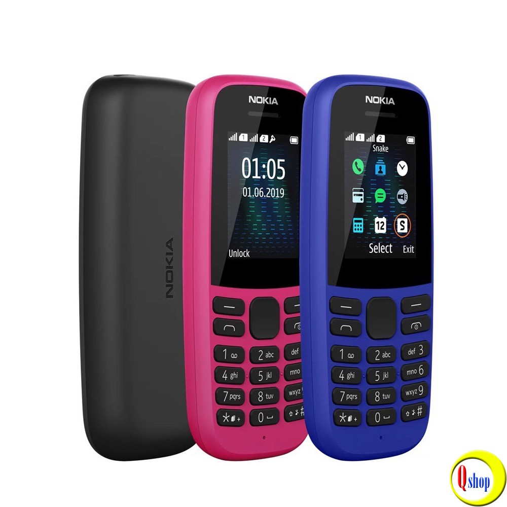 Điện thoại di động NOKIA 105 2 SIM (2019) - Hàng Chính Hãng