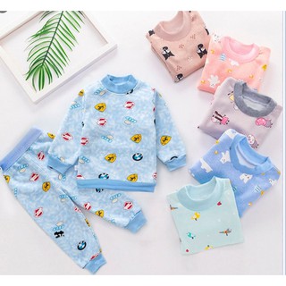 Bộ quần áo nỉ bông dài tay cho bé  cực đẹp  mẫu 2021..