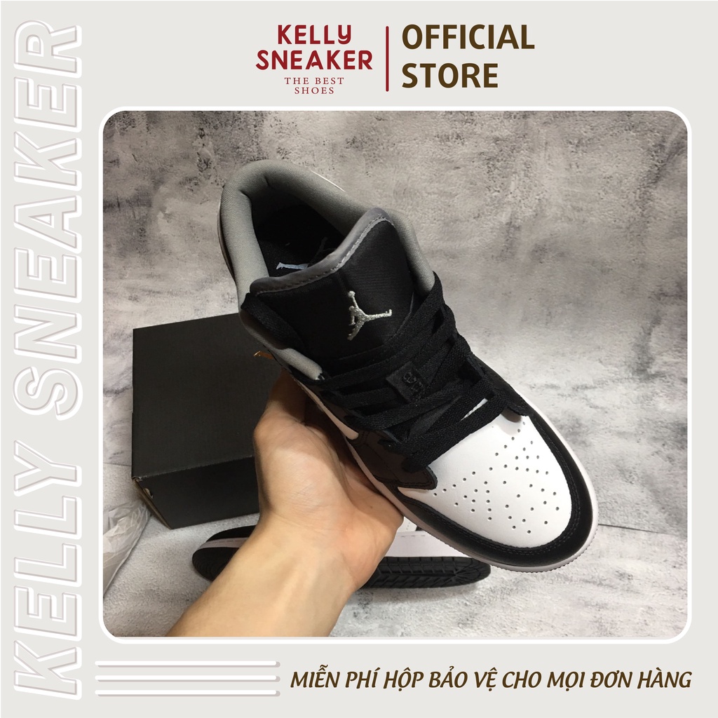 Giày Thể Thao Sneaker Jordan 1 Low Smoke Grey Ver3 Low - Bản Cao Cấp