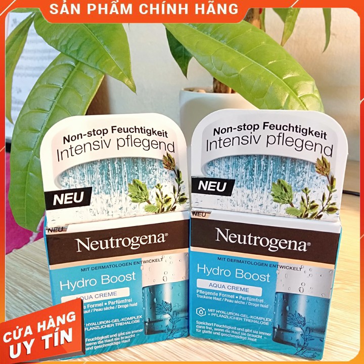 Kem dưỡng ẩm, cấp nước Neutrogena Aqua Cream tái tạo, phục hồi làn da khô 50g