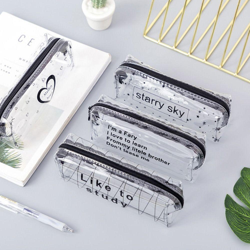 Túi Đựng Bút Đa Năng Sức Chứa Lớn In Họa Tiết Dễ Thương Cho Học Sinh