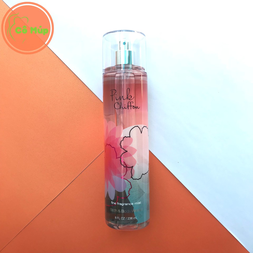 [Auth] Xịt thơm Bath and Body Works Pink Chiffon 236ml