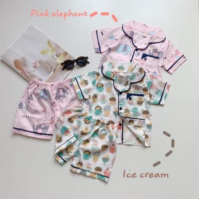 Bộ pijama cho bé💖Tuyển sỉ💖Bộ pizama hàng xịn 2021