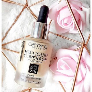 Kem Nền Kiềm Dầu Catrice HD 24h Liquid Coverage Foundation