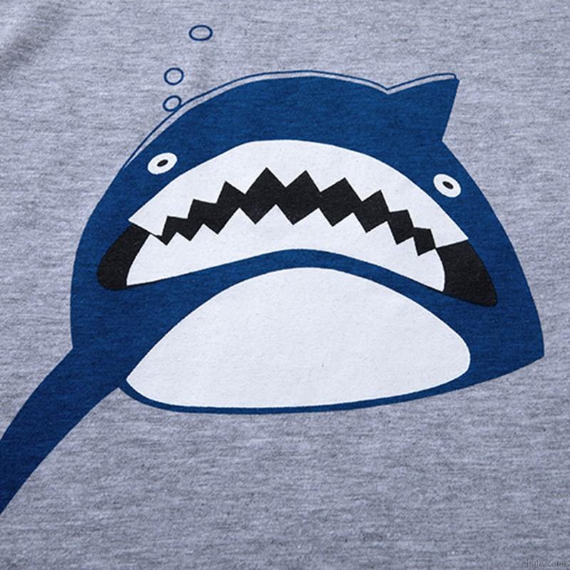 Áo thun cộc tay in hình dễ thương cho bé