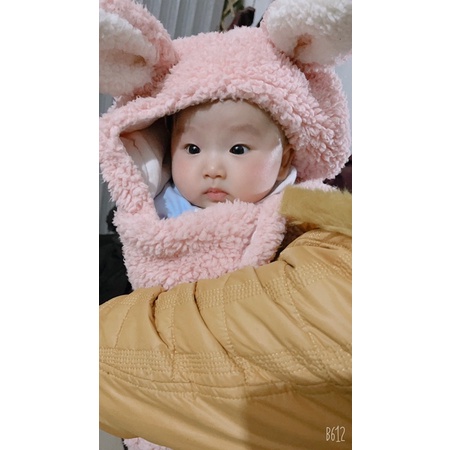 Ủ KÉN TAI THỎ CHO BÉ SƠ SINH 1-6 THÁNG