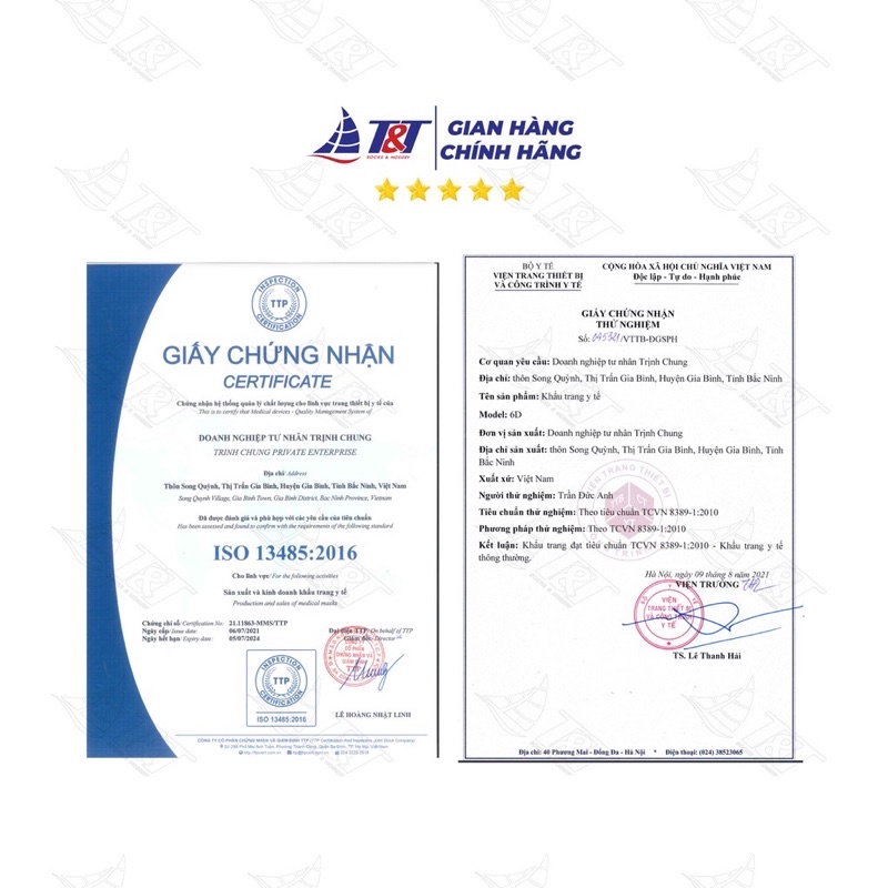 Khẩu trang 5D MASK 4 lớp kháng khuẩn