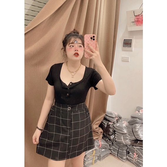 Chân Váy Kẻ Maii Thươngg Bigsize | BigBuy360 - bigbuy360.vn