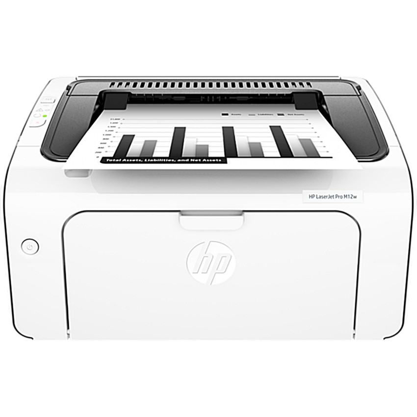 [Mã 267ELSALE hoàn 7% đơn 300K] MÁY IN LASER ĐEN TRẮNG HP LASERJET PRO M12W