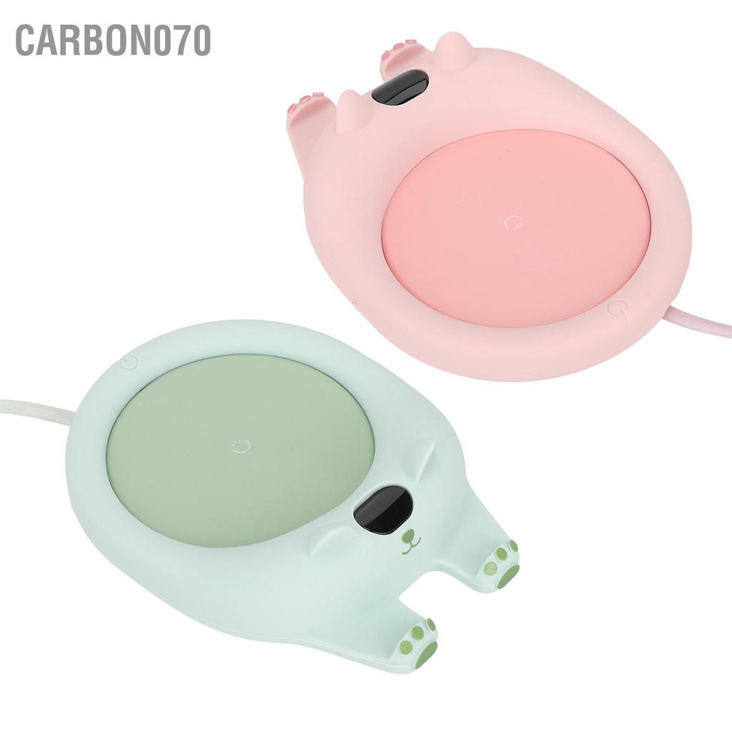 Carbon070 Máy hâm nóng tách cà phê thông minh 55 độ C Nhiệt không đổi Tấm làm ấm cốc cho bàn việc tại nhà 220V