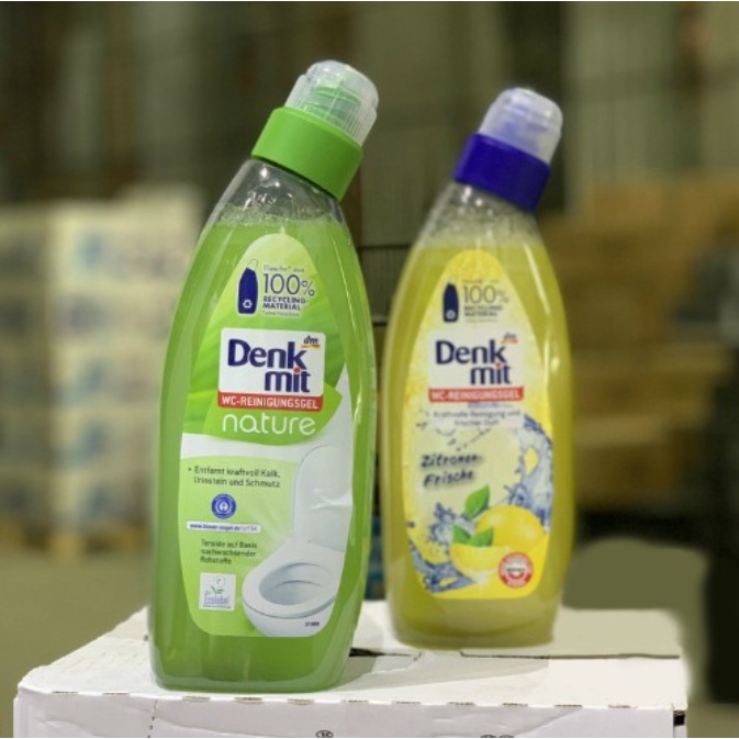 Nước tẩy rửa bồn cầu ố vàng Denkmit 750ml tẩy rửa nhà vệ sinh, toilet - Shop Viloet