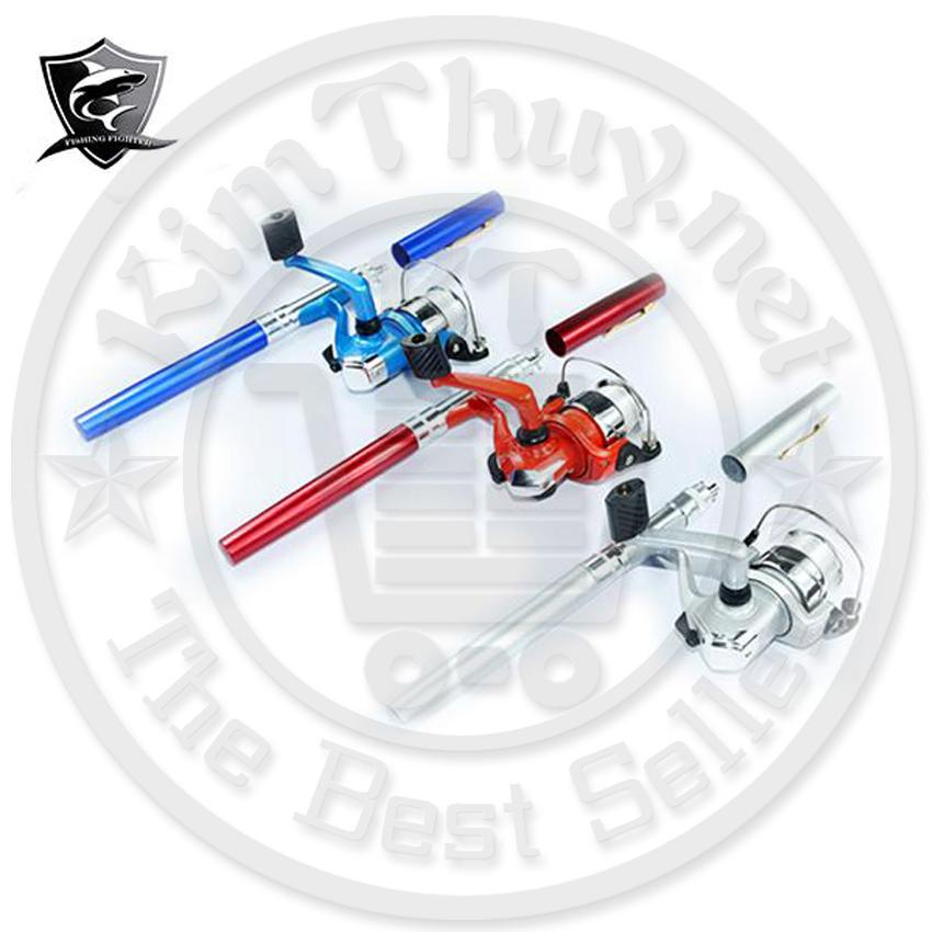 Bộ cần câu bút du lịch KT Mini M1 Black 100cm (*Kim Thủy) + Kèm Máy câu đứng + Dây câu, Phao câu, Chì câu, Lưỡi câu