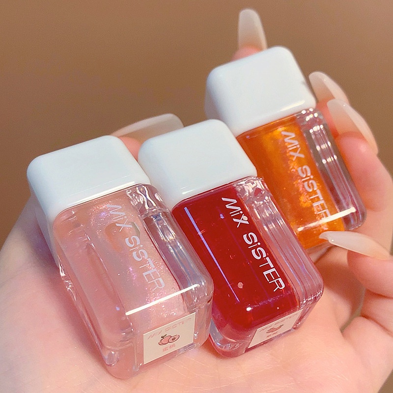 Son Bóng Trong Suốt Dưỡng Ẩm Thiết Kế Hình Vuông Nhỏ