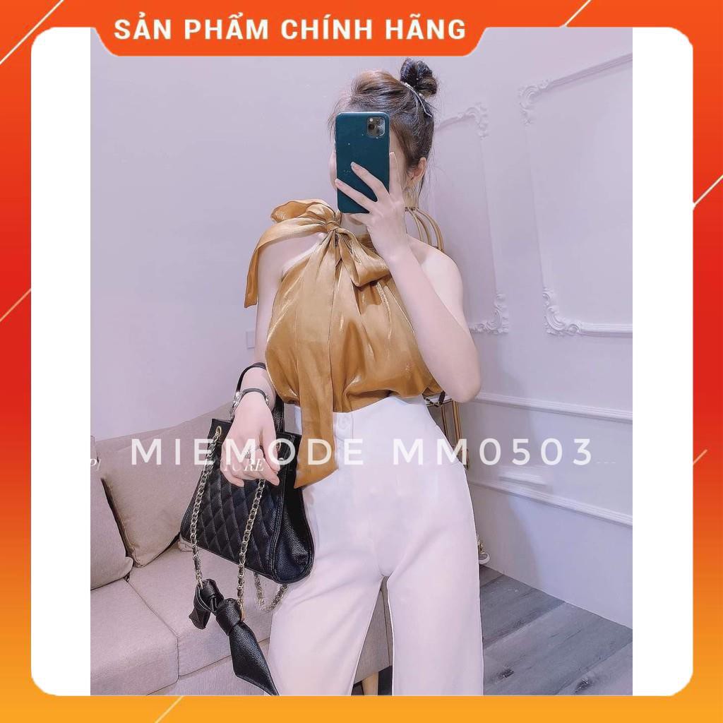 [HÀNG LOẠI 1] ★Video và ảnh trải sàn ★ Áo Yếm Cổ Nơ ★ Chất tơ Organza cao cấp, Hàng 2 lớp , lót xịn Size S.M.L