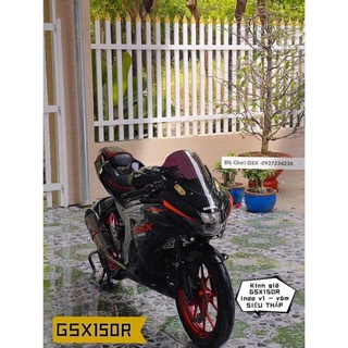 Kính gió gsx150 mẫu indo v1 siêu thấp - gsx r150