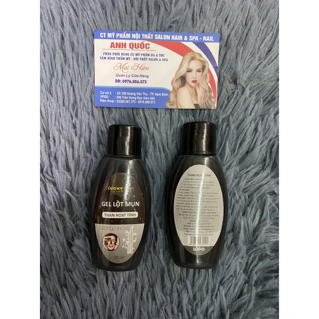 Gel lột mụn trà xanh và than tre
