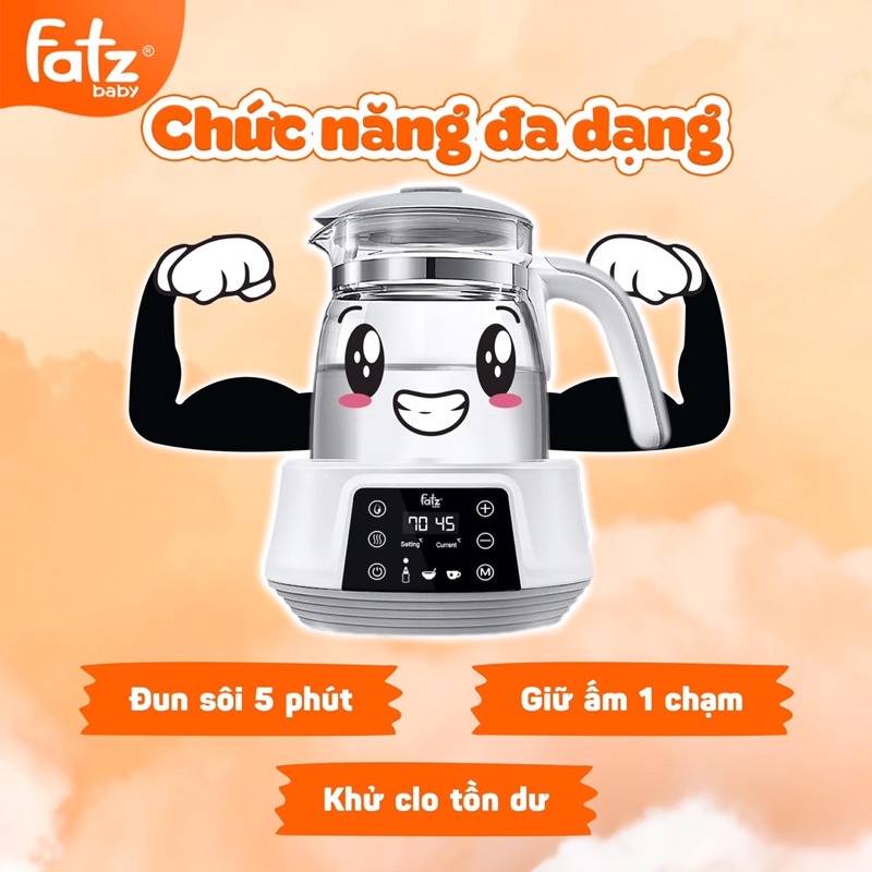 Máy đun nước pha sữa Quick 5 Fatzbaby FB3569TK