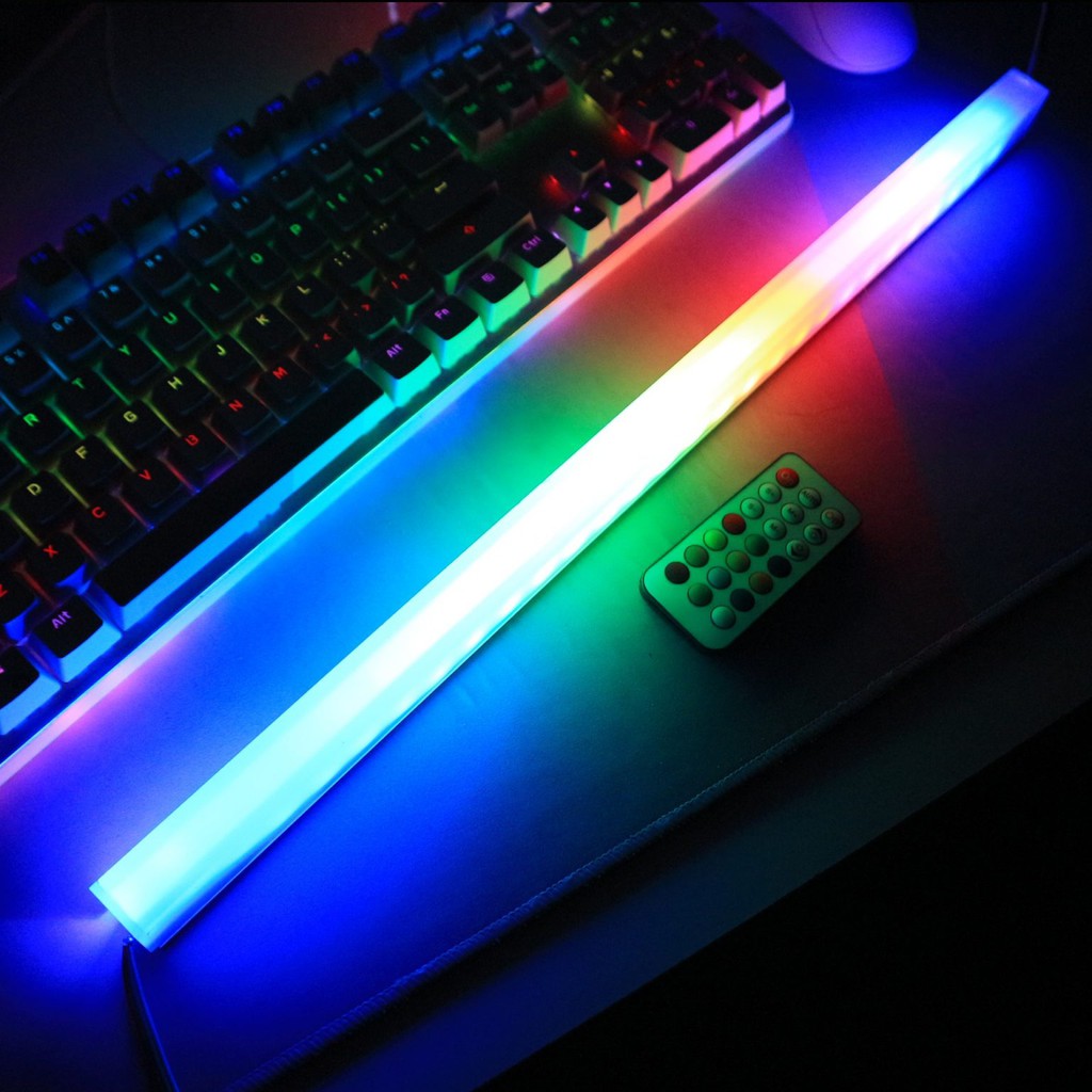 THANH LED RGB ĐIỀU KHIỂN DÀI 50CM CÓ THỂ NỐI DÀI TÙY THÍCH LED SIÊU ĐẸP